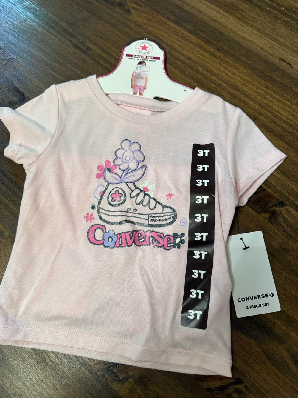 Converse Toddler Pink outfit 3T